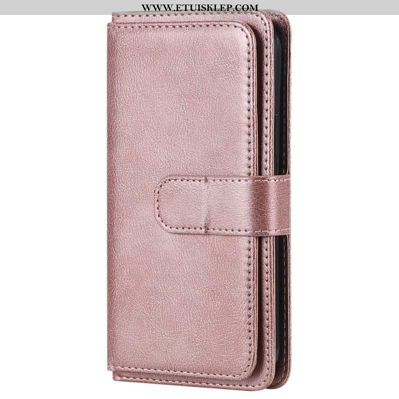 Etui Folio do Oppo A94 5G Etui Na Karty Ze Sztucznej Skóry